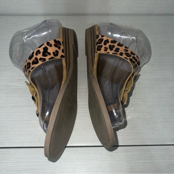BLOWFISH Malibu Leopard Animal Print Patent Heel Sandals - Picture 5 of 7